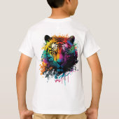 T-shirt Graffiti en encre de tigre (Dos)
