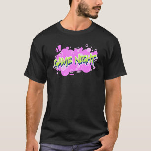 T-shirt Graffiti Fun Game Nuit