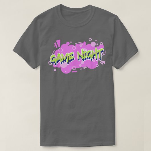 T-shirt Graffiti Fun Game Nuit (Design devant)