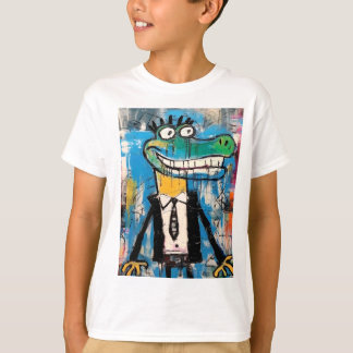 T-shirt Graffiti Gator Street Art Crocodile