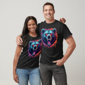 T-shirt Graffiti Grizzly Bear Urban Streetwear Tee (Unisexe)