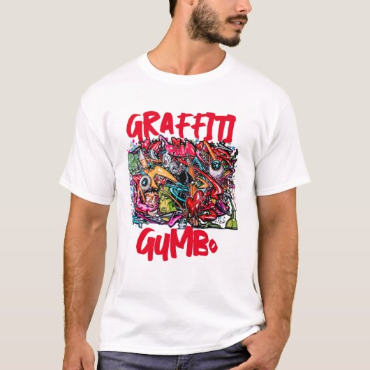 T-shirt Graffiti Gumbo (Devant)