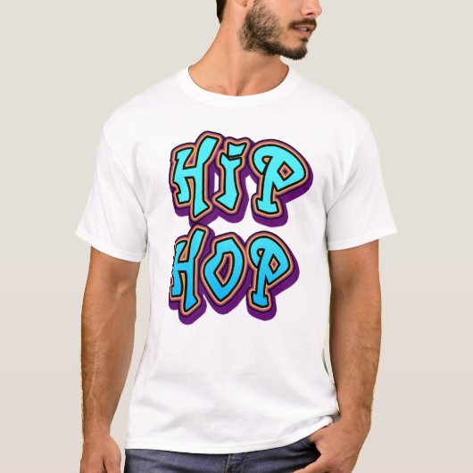 T-shirt Graffiti Hip hop (Devant)