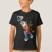 T-shirt Graffiti Hip hop de style caché (Devant)