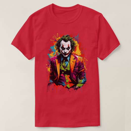 T-shirt Graffiti Joker (Design devant)