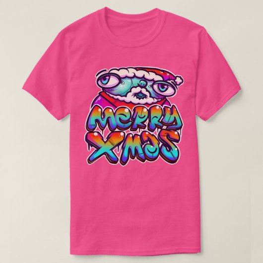 T-shirt Graffiti Joyeux Noël (Design devant)