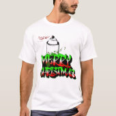 T-shirt Graffiti Joyeux Noël (Devant)