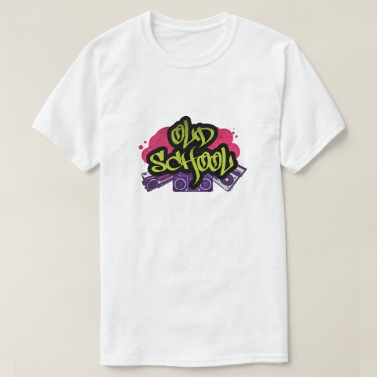 T-shirt Graffiti Old School (Design devant)