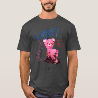 T-shirt Graffiti ours rose