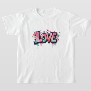 T-shirt Graffiti Pastel Love Bombe