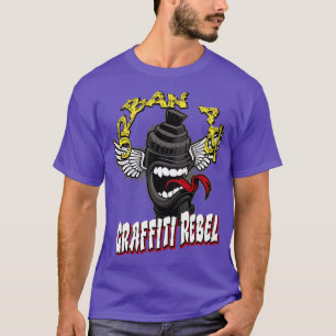 T-shirt Graffiti rebelle d'art urbain
