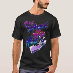 T-shirt Graffiti rétro Hip hop de la vieille école 80s 90s