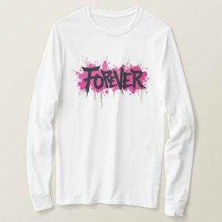 T-shirt Graffiti rose "FOREVER"