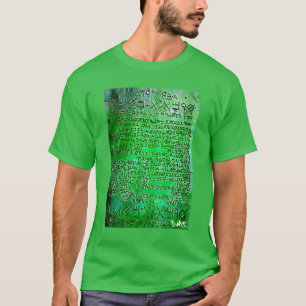 T-SHIRT GRAFFITI SPIRITUEL DE DMT - THOTH LE COMPRIMÉ VERT