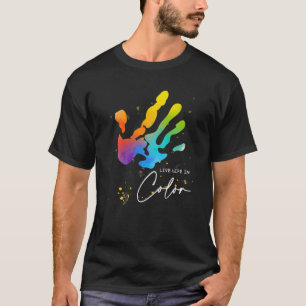 T-shirt Graffiti Streetwear Peinture Coréen tendance Coule
