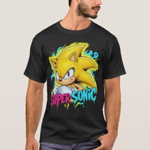 T-shirt Graffiti Super Sonic - Conception de streetwear né