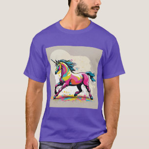 T-shirt Graffiti Unicorn : Conception inspirée par Banksy