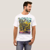 T-shirt Graffiti urbain Art Abstrait (Devant entier)