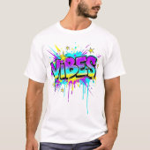 T-shirt Graffiti Vibes Strewear Design (Devant)