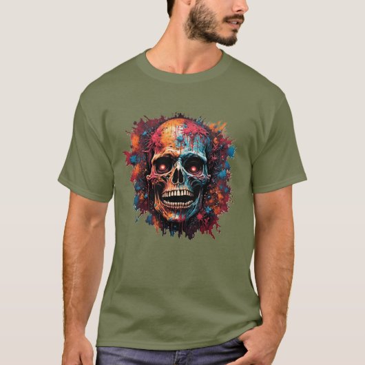 T-shirt Graffiti Zombie (Devant)
