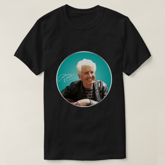 T-shirt Graham Nash Cadeau Signature Pour Les Ventilateurs (Design devant)