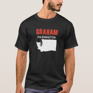 T-shirt Graham Washington USA State America Travel Washing