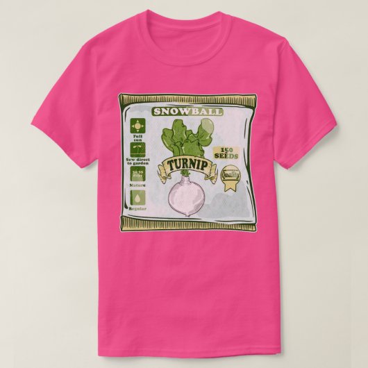 T-shirt Graines de navet (Design devant)