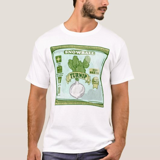 T-shirt Graines de navet Légumes (Devant)