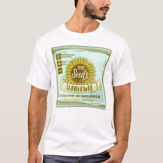 T-shirt Graines de tournesol (Devant)
