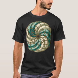 T-SHIRT GRAINES DE VIE TUBE TORUS GÉOMÉTRIE SACRÉE