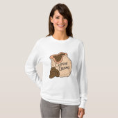 T-shirt grains de café (Devant entier)