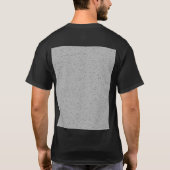 T-shirt Grainy Grainin Gris Conception des couleurs (Dos)