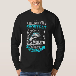 T-shirt Graisse Courte Et A Grosse Bouche Hirondelle De Pê