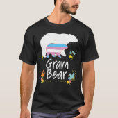 T-shirt Gram Lgbt Bear Transgender Rainbow Lgbt Gay Lesbia (Devant)