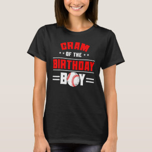 T-shirt Gram Of Birthday Boy Baseball Thème Famille Bda