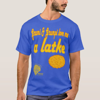 T-shirt Grami & Grumpi m'aiment bien une latke