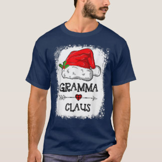 T-shirt Gramma Claus Noël Lumière pyjama Famille Matchine