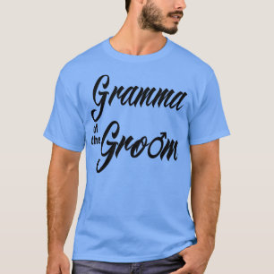 T-shirt Gramma De La Fête De Mariage De La Salle Qui Corre