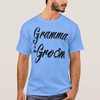 T-shirt Gramma De La Fête De Mariage De La Salle Qui Corre