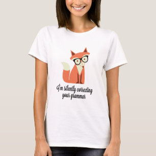 T-shirt Grammaire de Fox de hippie