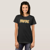 T-shirt Grammaire d'orthographe de correction grammaticale (Devant entier)