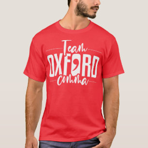 T-shirt Grammar Team Oxford Comma Français 1