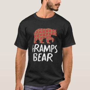 T-shirt Grammes de Noël Ours Buffalo rouge Plaid Falim de