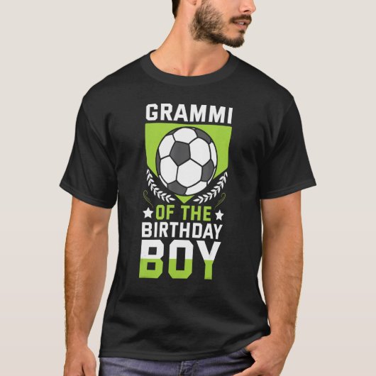 T-shirt Grammi De L'Équipe Anniversaire Du Joueur De Footb (Devant)
