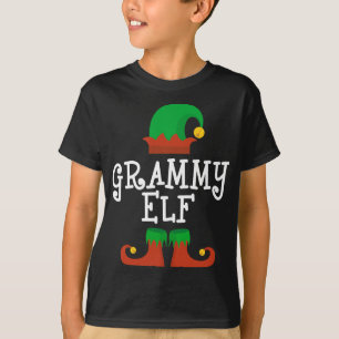 T-shirt Grammie Elf Noël Correspondant Famille Drôle Pyjam