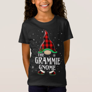 T-Shirt Grammie Gnome Buffalo Plaid Matching Famille Chris