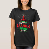 T-shirt Grammie Gnome Buffalo Plaid Matching Family Christ (Devant)