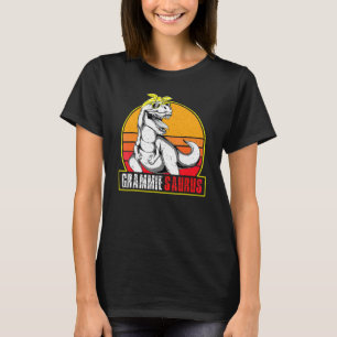 T-shirt Grammiesaurus Rex Dinosaur Grammie Saurus Famille