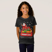 T-Shirt Grammy Claus Camion Rouge Père Noël Reindeer Elf C (Devant entier)