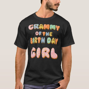 T-shirt Grammy de Donut mignonne Fille Anniversaire Sweet
